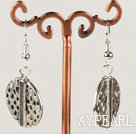 fashion metal jewelry CCB silver like earrings
