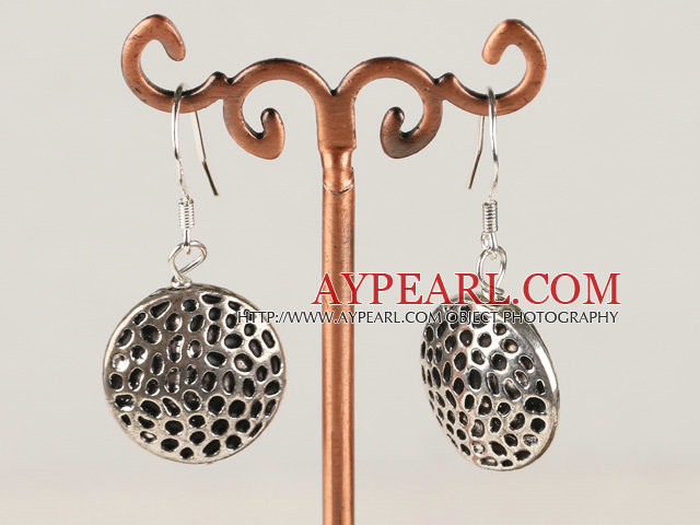 fashion metal jewelry CCB silver like earrings