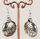 fashion metal jewelry CCB silver like earrings