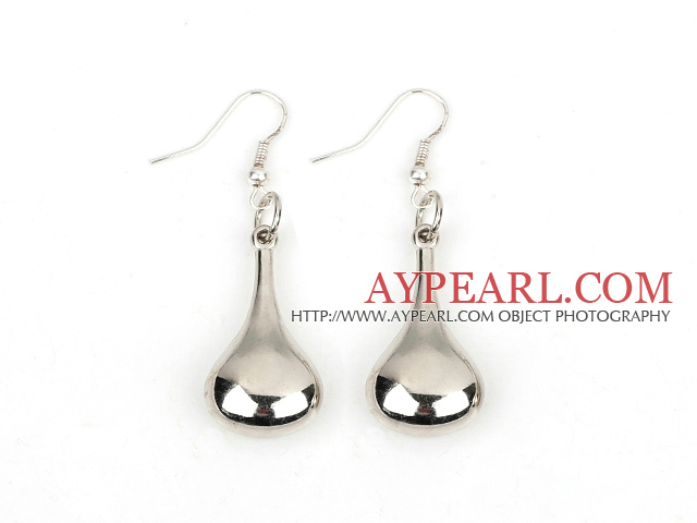 Lovely 10*20Mm Metal Spoon Charm Dangle Earrings With Fish Hook