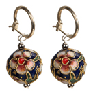 Simple Style Vintage Cloisonne Ball Earrings