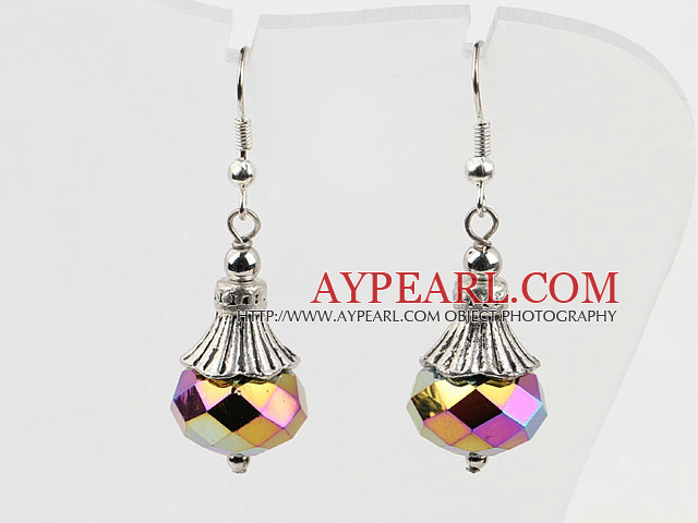Wonderful 10*14Mm Shinning Crystal Ball Dangle Earrings With Fish Hook