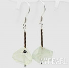 Simple Design Irregular Shape Grape Stone Earrings