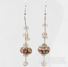 Wholesale New Design European Colored Glaze Charm Dangle Earrings With Fish Hook