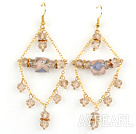 Wholesale New Design Crystal and Colored Glaze Charm Earrings