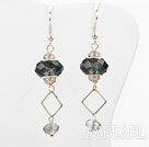 Wholesale Fashion European Colored Glaze And Multi Crystal Charm Earrings