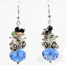 Wholesale Assorted Multi Color and Blue Color Manmade Crystal Earrings