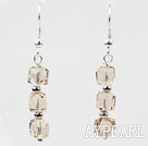 Wholesale Dangle Style Champagne Color Manmade Crystal Earrings
