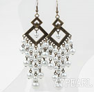 Vintage Style Acrylic Pearl Long Earrings