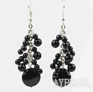 Wholesale Black Series Assorted Black Agate Earrings