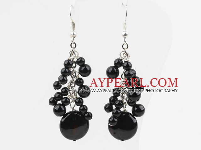 Black Series Assorted Black Agate Earrings