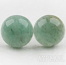 Classic and Simple Design Round Aventurine Stone Studs ( Metal Needle )