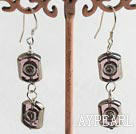 Lovely Glass Beads Dangle Earrings With Fish Hook