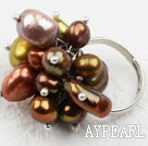 Assorted Freshwater Pearl Adjustable Ring