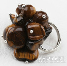 Wholesale Classic Design Assorted Tiger Eye Adjustable Ring
