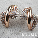 Fashion Style Irregular Shape Gold Plated Hypoallergenic Studs Earrings