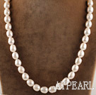 favourite 15.7 inches 12-13mm natural white baroque pearl necklace