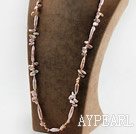 long style 31.5 inches lovely fresh water biwa pearl necklace