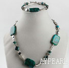 phoenix and black agate beaded  necklace bracelet set