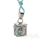 Wholesale make a wish box necklace with lobster clasp