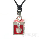 make a wish box necklace with lobster clasp