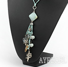 Wholesale Amazon stone necklace with extendable chain