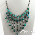 Wholesale admirably phoenix stone necklace with extendable chain