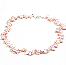 Special Design Natural Light Purple Freshwater Pearl Necklace