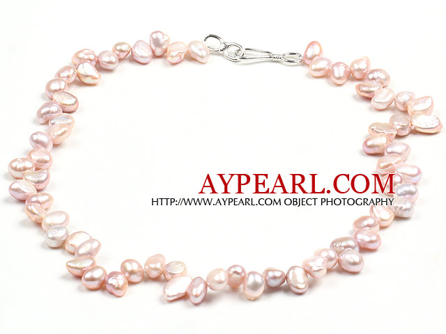 Special Design Natural Light Purple Freshwater Pearl Necklace