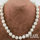 Wholesale Beautiful 12Mm Natural White Round Moonstone Beaded Strand Necklace