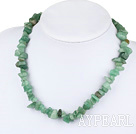 17.5 inches single strand aventurine necklace