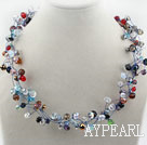 Wholesale Assorted Multi Color Multi Crystal Necklace