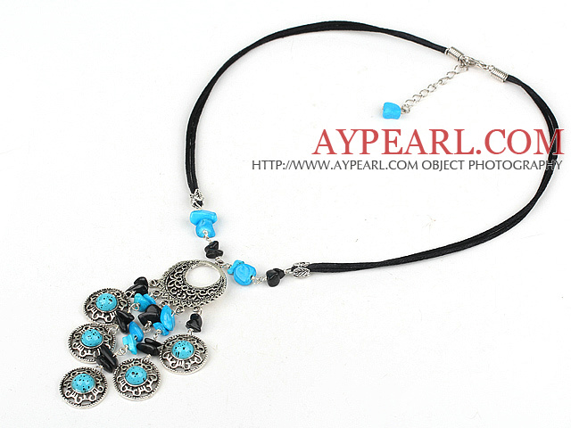 peacock jewelry gate turquoise necklace with extendable chain