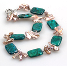 Wholesale Biwa Pearl and Phoenix Choker Necklace with Moonlight Clasp