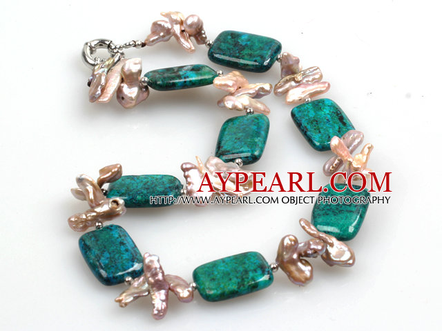 Biwa Pearl and Phoenix Choker Necklace with Moonlight Clasp