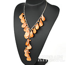 Natural Freshwater Pearl And Shell Y Shape Necklace
