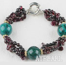Wholesale favourite garnet and phoenix stone bracelet