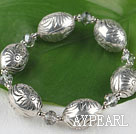 7.5 inches elastic CCB silver like bracelet