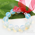 New Design Faceted 14mm Opal Stone Beaded Bracelet