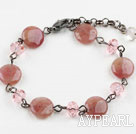 Wholesale Classic Design Strawberry Crystal Quartz Bracelet with Lobster Clasp