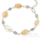 Wholesale simple and fashion citrine bracelet with lobster clasp