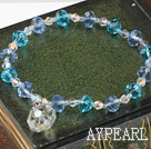 Wholesale Popular Sellable Czech Crystal Elastic Stretch Beaded Bracelet