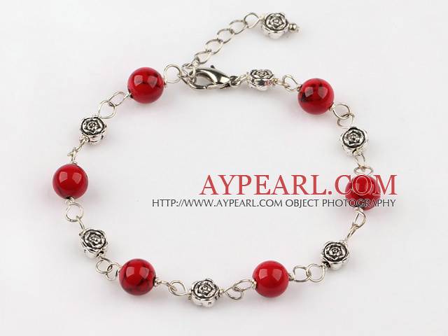 blood stone bracelet with extendable chain