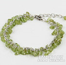 Discount Fashion Chipped Olive Link Bracelet With Lobster Clasp