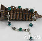 cute round phoenix stone bracelet with adjustable chain