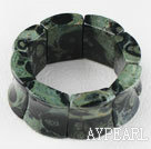 25*30mm peacock gemstone elastic bangle bracelet 