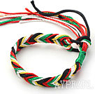 Fashion Style Multi Color Wish Thread Adjustable Woven Bracelet