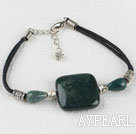 lovely 7.5 inches India agate bracelet with extendable chain