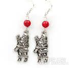 Simple Design Alaqueca and Santa Claus' Shape Xmas/ Christmas Earrings