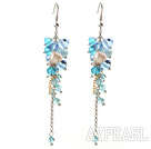 Assorted Manmade Crystal and Freshwater Pearl Dangle Earrings